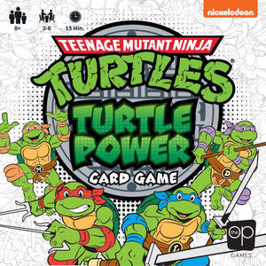USAopoly Teenage Mutant Ninja Turtles 'Turtle Power' Kartenspiel – Für 3–6 Spieler, Ab 8 Jahren