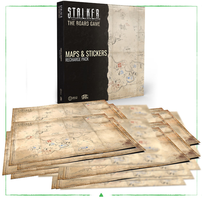 Board Game Map Sticker STALKER The Board Game - Maps & Stickers Recharge Pack 2
