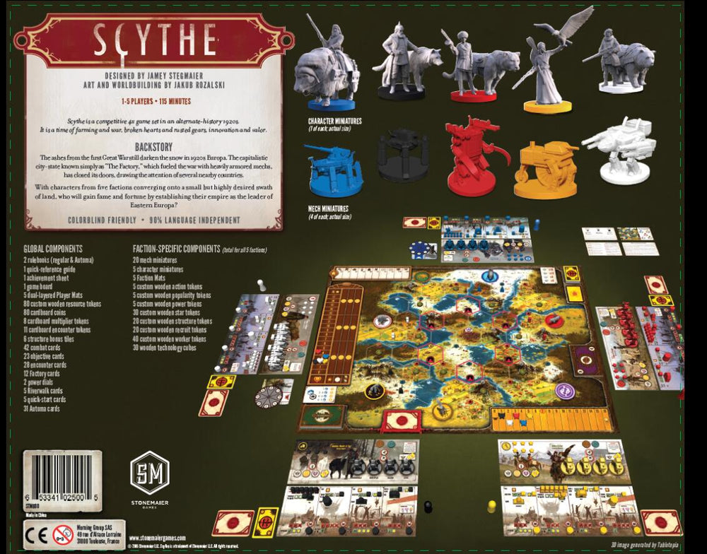 Scythe - Board Games Master Australia | KIds | Familiy | Adults | Party | Online | Strategy Games | New Release