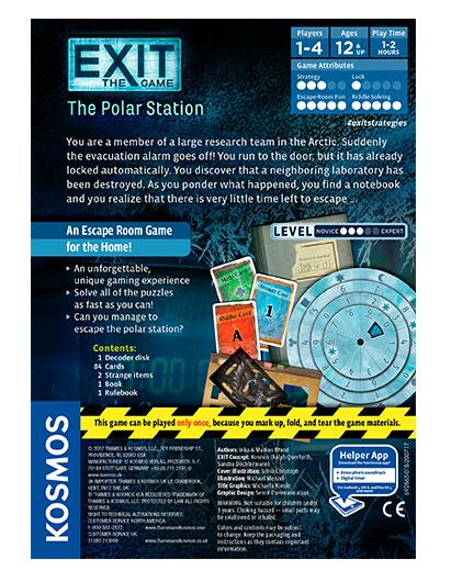 Exit the Game the Polar Station - Board Games Master Australia | KIds | Familiy | Adults | Party | Online | Strategy Games | New Release