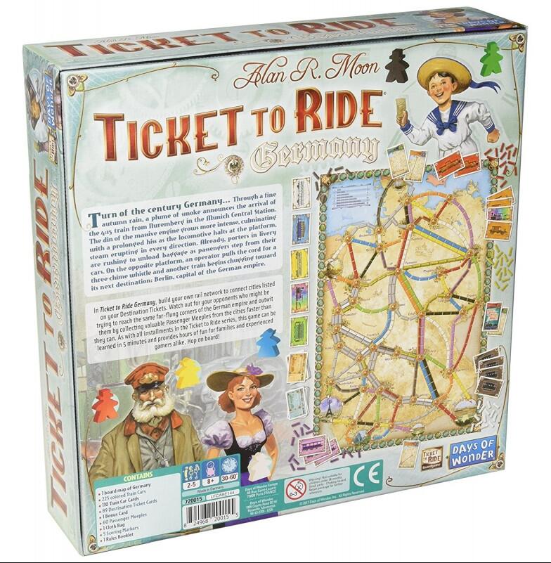Ticket to Ride Germany - Board Games Master Australia | KIds | Familiy | Adults | Party | Online | Strategy Games | New Release