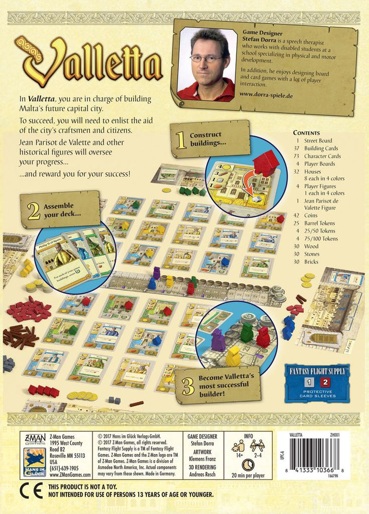 Valletta - Board Games Master Australia | KIds | Familiy | Adults | Party | Online | Strategy Games | New Release
