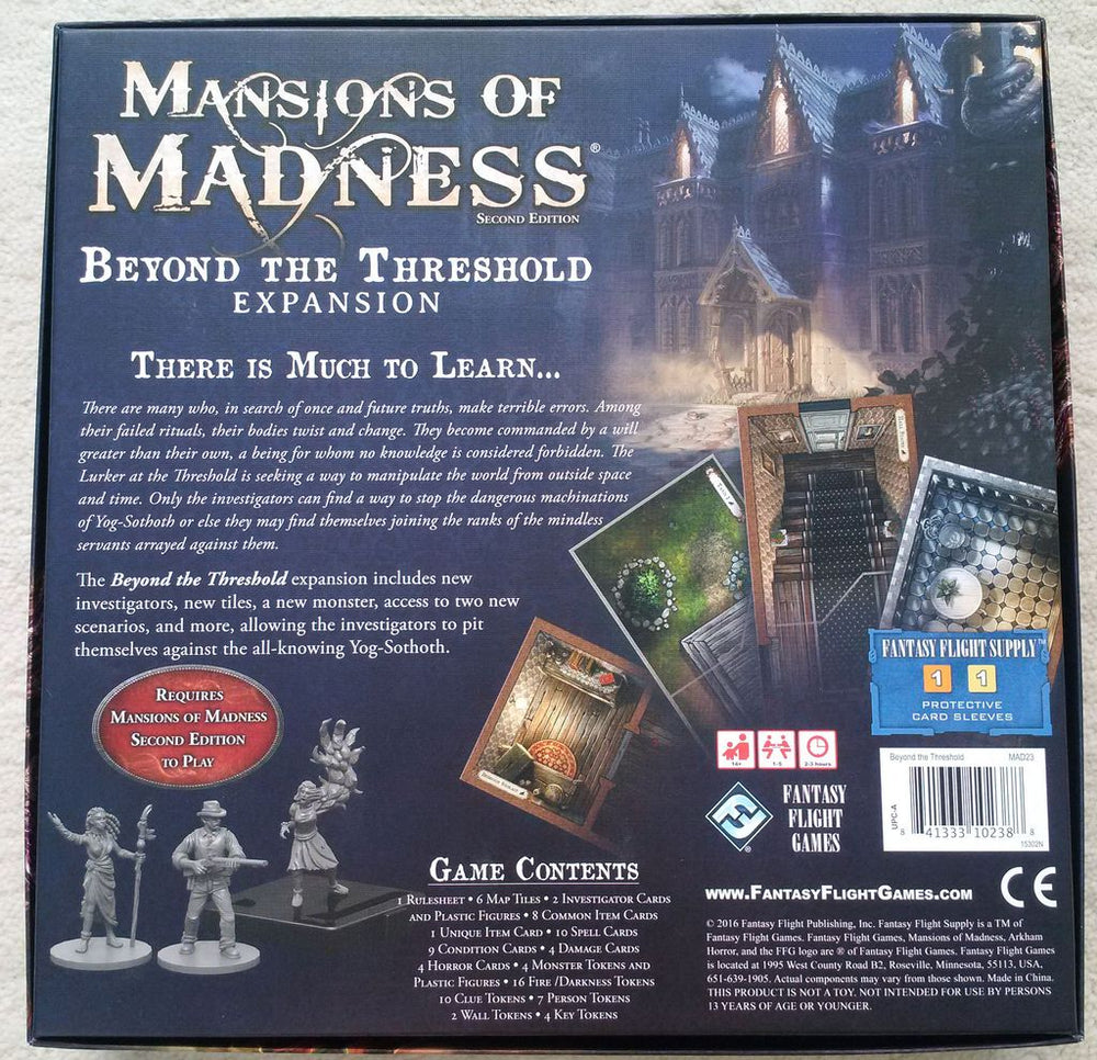 Mansions of Madness Beyond the Threshold 2nd Edition Mansions of Madness Beyond the Threshold 2nd Edition