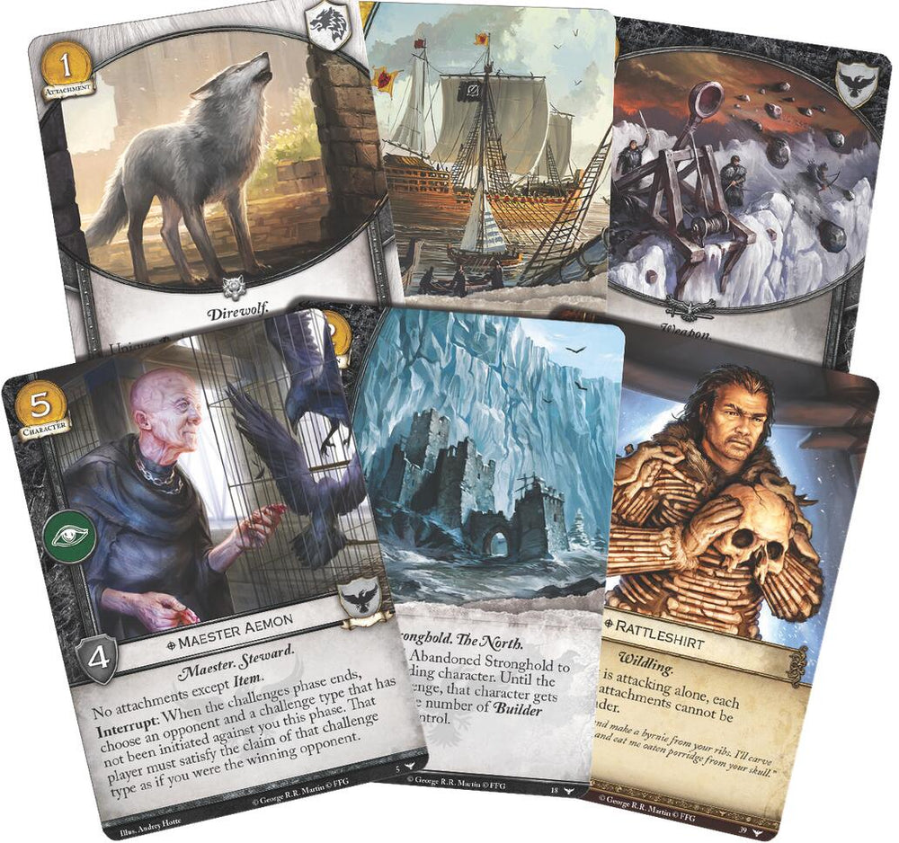A Game of Thrones LCG Watchers on the Wall Deluxe Expansion - Board Games Master Australia | KIds | Familiy | Adults | Party | Online | Strategy Games | New Release