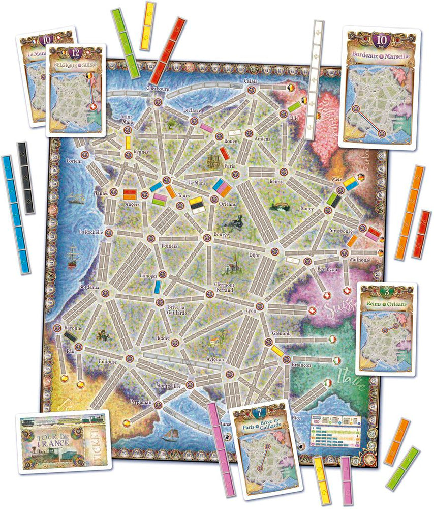 Ticket to Ride Map Collection Volume 6 – France & Old West - Board Games Master Australia | KIds | Familiy | Adults | Party | Online | Strategy Games | New Release