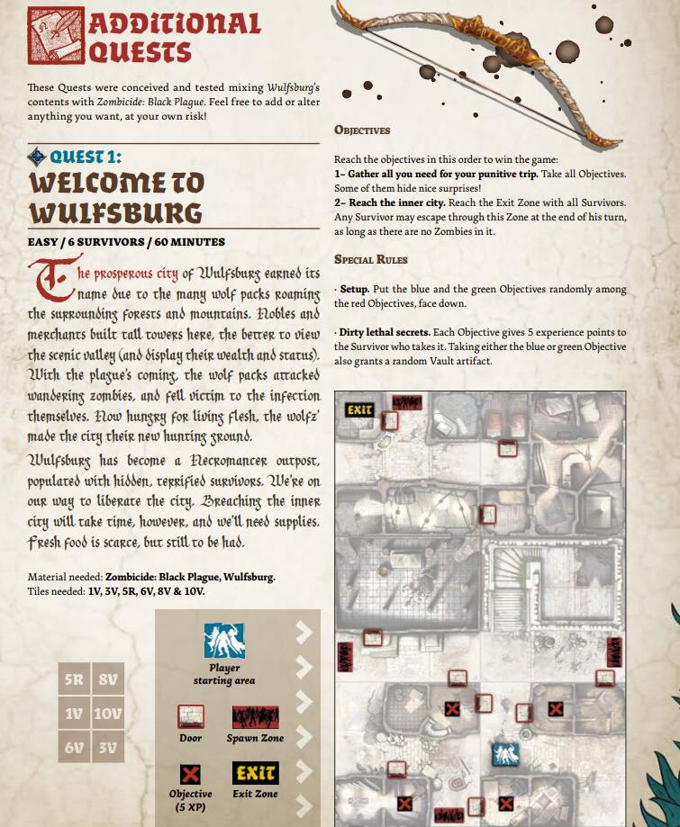 Zombicide Wulfsburg - Board Games Master Australia | KIds | Familiy | Adults | Party | Online | Strategy Games | New Release